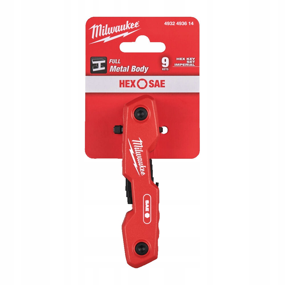 Klucze imbusowe składane Hex Milwaukee zestaw Kod producenta 4932493614