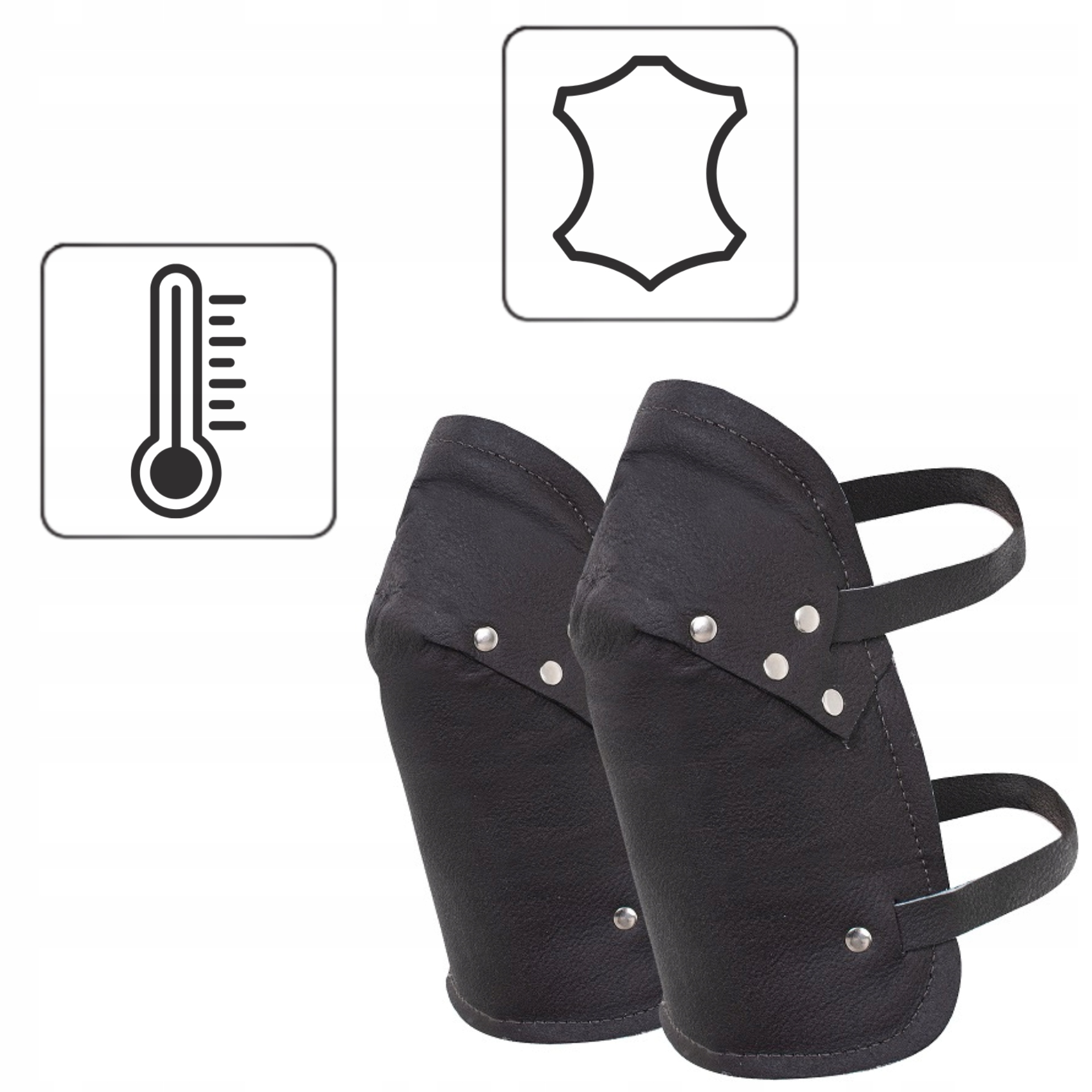 Nakolanniki robocze ochronne PROCERA ZE STALOWYMI NITAMI ODPORNE NA TEMP Model PRO-NAKOLANNIK_KPL