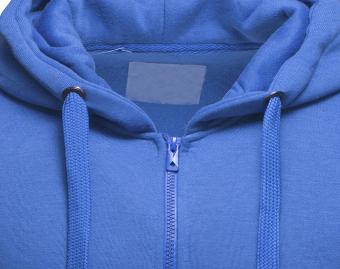 BL08 r. XXL GŁADKA ROZPINANA BLUZA Z KAPTUREM Rękaw długi rękaw