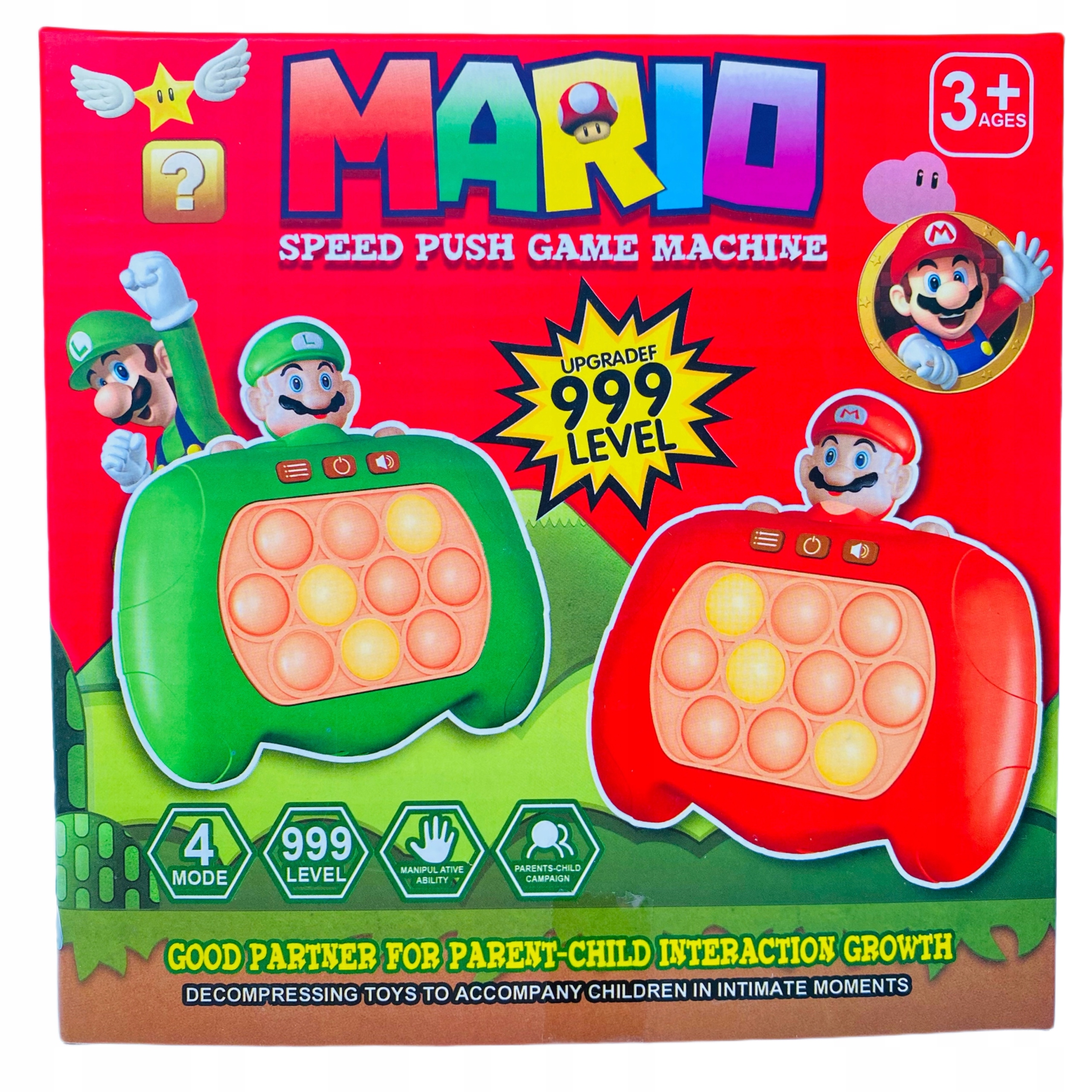 POP IT ANTYSTRESOWA ZRĘCZNOŚCIOWA ELEKTRONICZNA GRA SUPER MARIO NOWOŚĆ EAN (GTIN) 5644567532