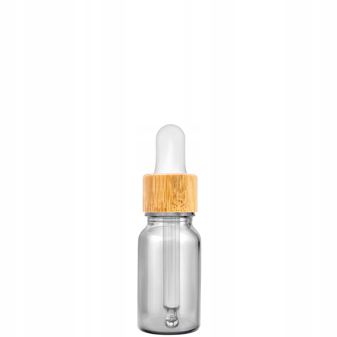 

Butelka Szklana 10ML Bezbarwna Z Pipetą Bambusową