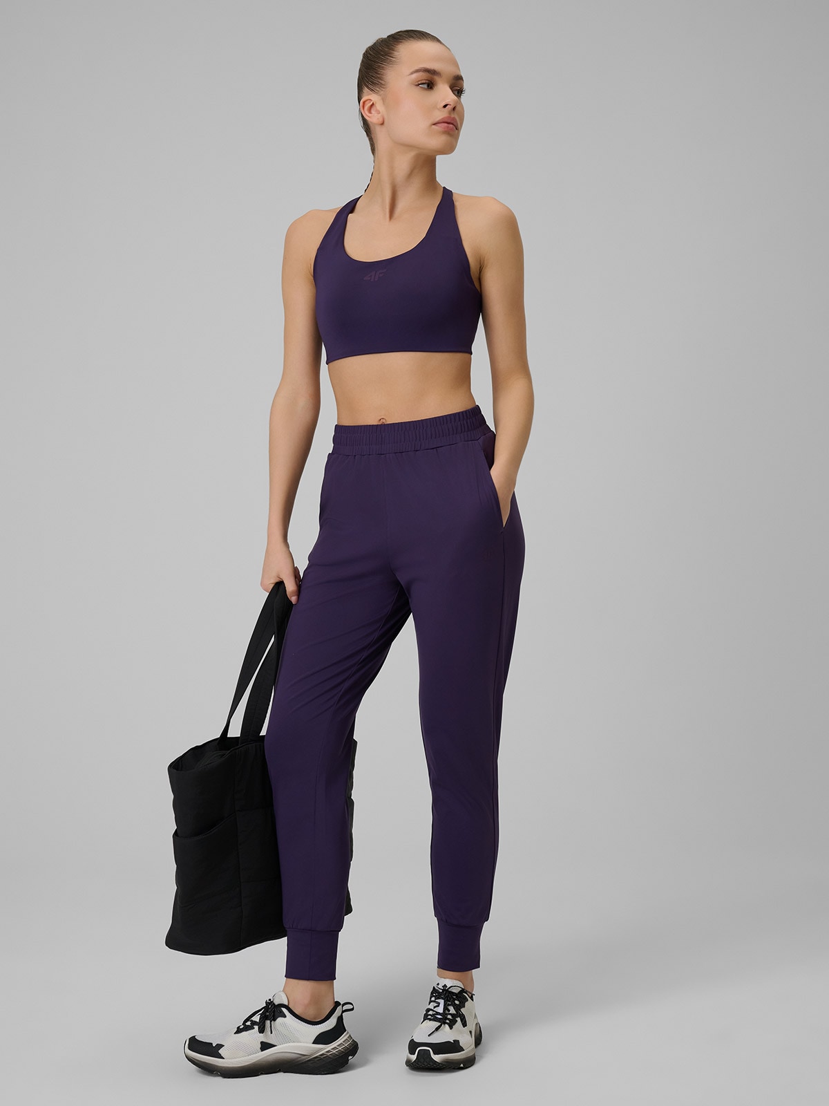 4F Dámské Tréninkové Kalhoty Fialové 4FDRY S