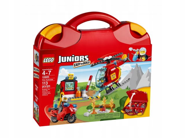 Lego 10685 Juniors Walizeczka straż pożarna