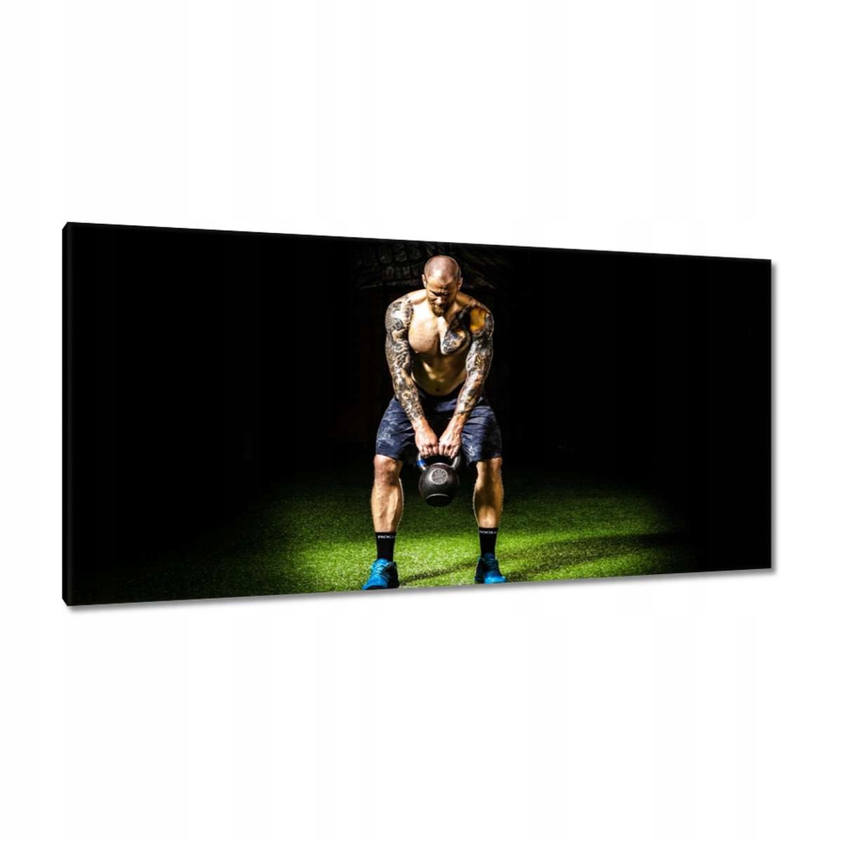 Obrazy 115x55 Strongman Závaží