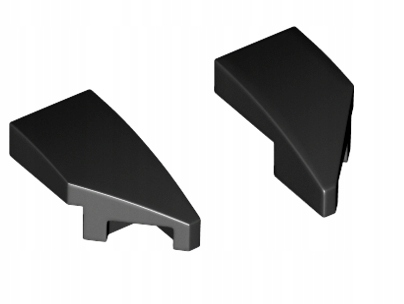 

Lego Klin skos P L 2x1 czarny 29119 29120