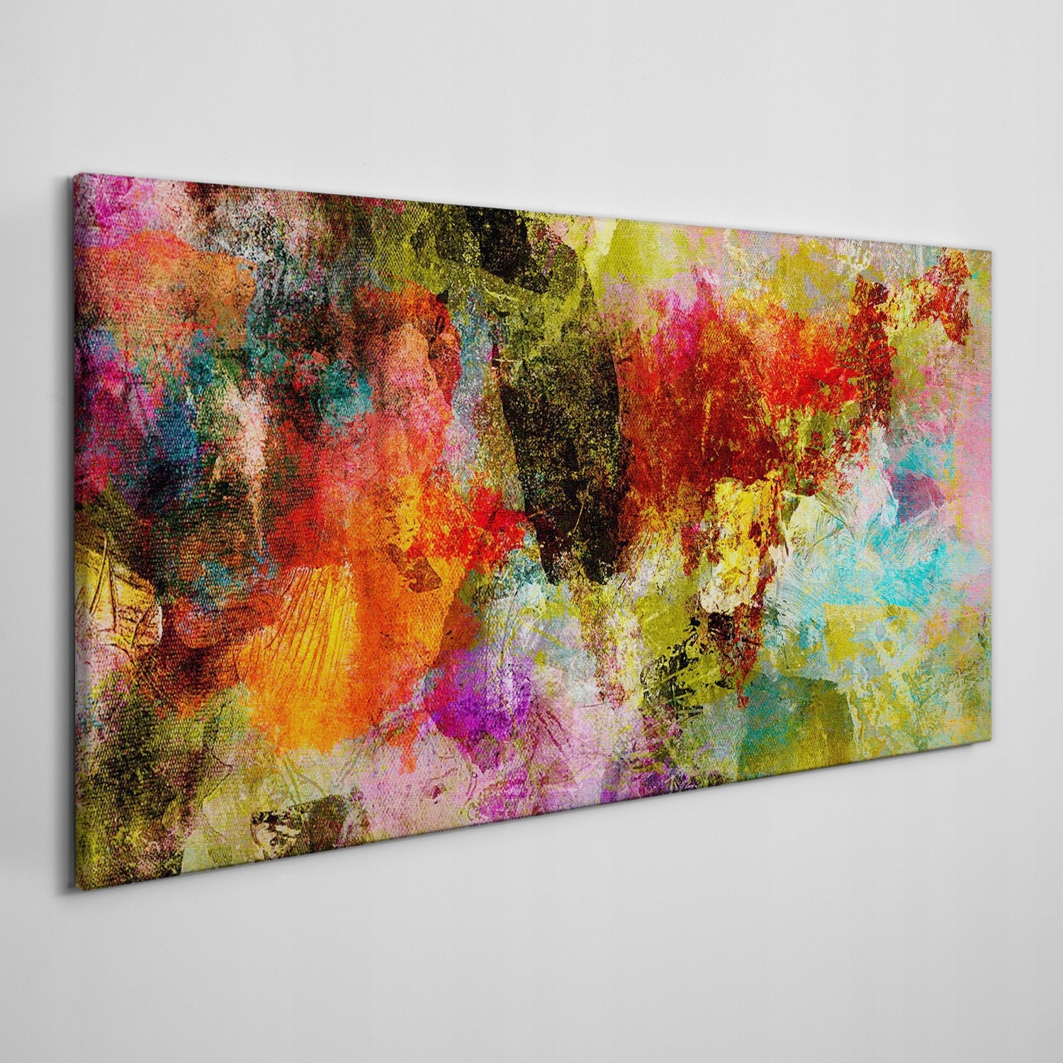 

Obraz na płótnie Abstrakcja na ścianie 120x60 cm