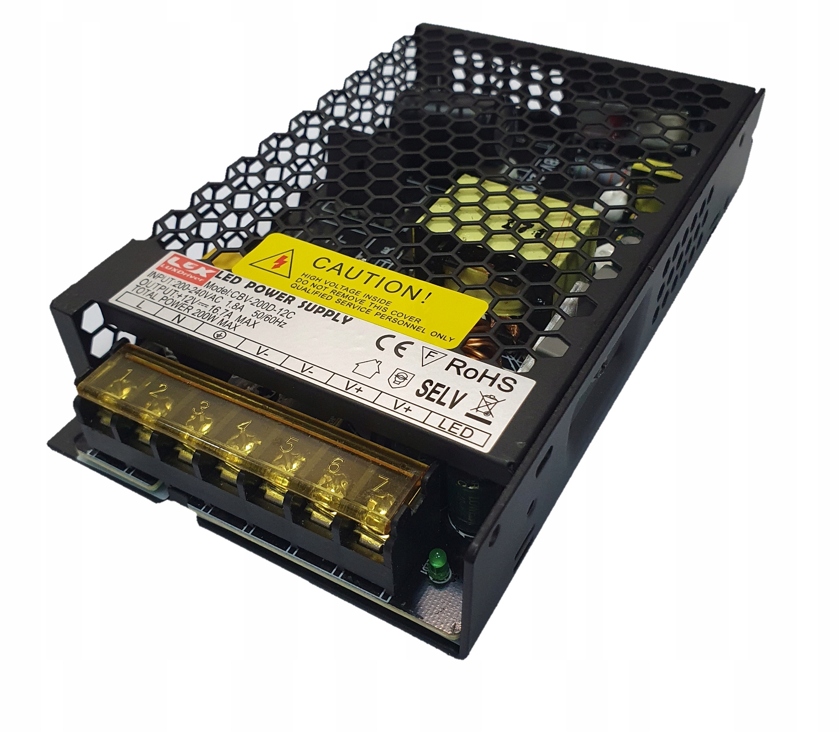 Napájecí zdroj CBV-200 12V 16,6A 200W modulární Black