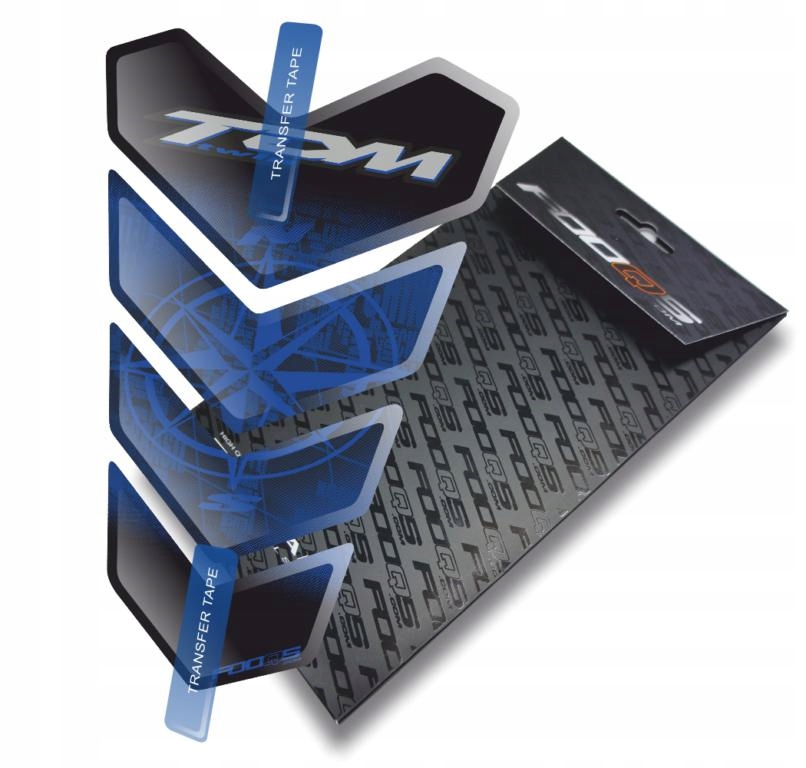 Tank-pad od firmy Fooqs pro Yamaha TDM-850-900-TWIN Černý Modrý