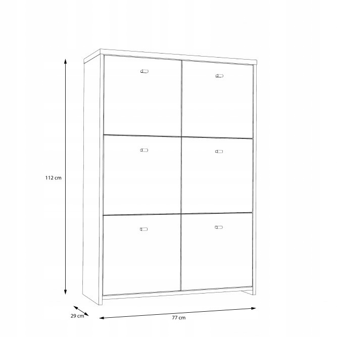 Komoda BEST CHEST SQNK321, FORTE, GRATISY, szybko Kolor mebla biały dąb artisan