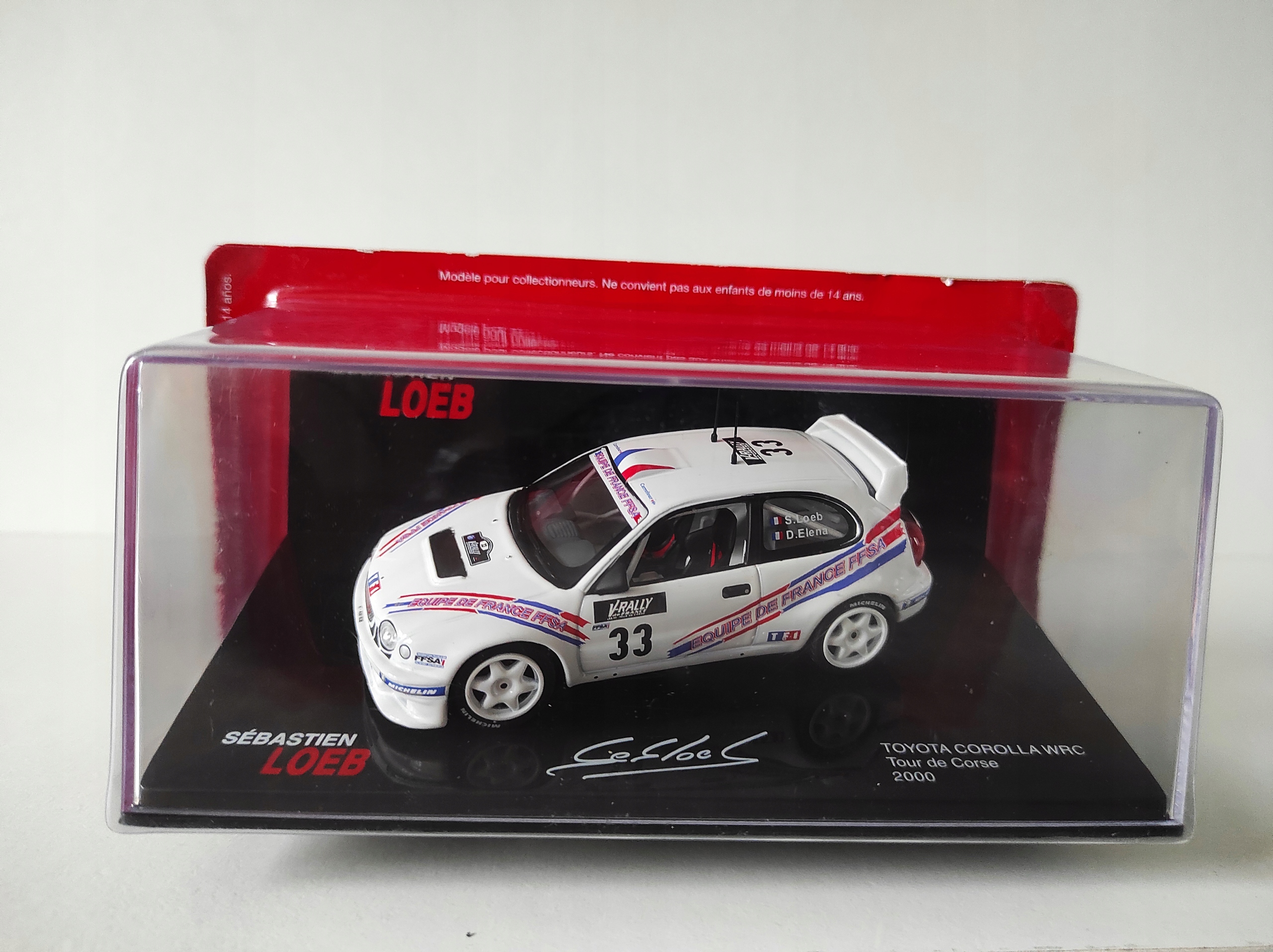 Toyota Corolla Wrc Rally Tour de Corse 2000 S.Loeb D.Elena 1:43
