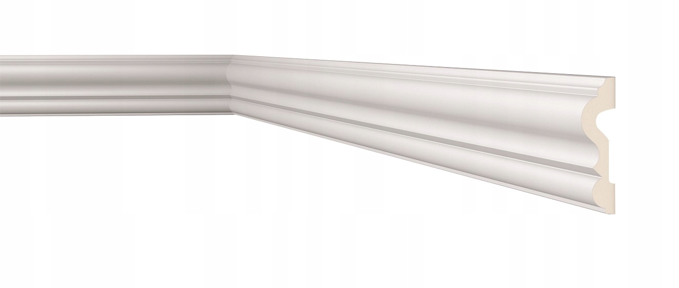 Borderová nástěnná lišta 8 cm Nmc tvrdá dekorativní štukatura nehořlavá 2 m