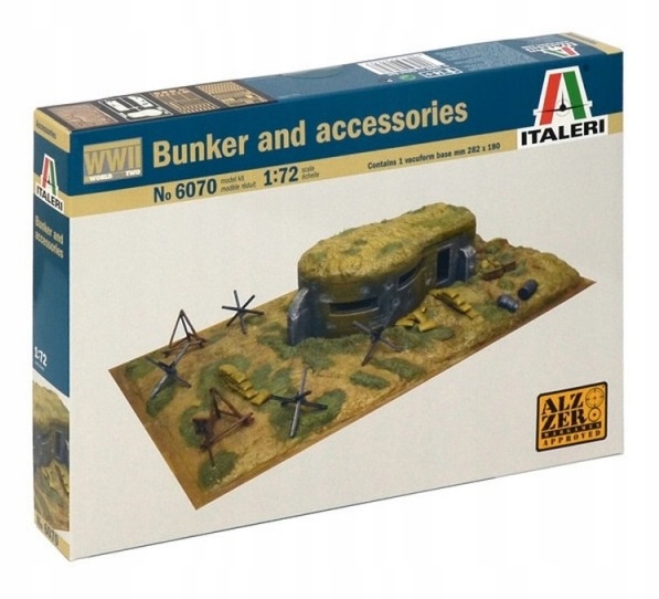 Italeri 6070 1/72 Bunkr a příslušenství