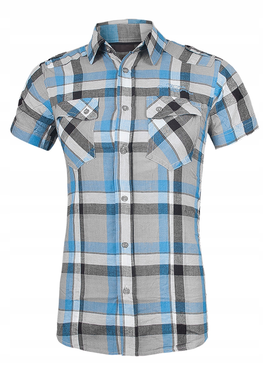 

Koszula Męska z Krótkim Rękawem Lato Clover 58A L