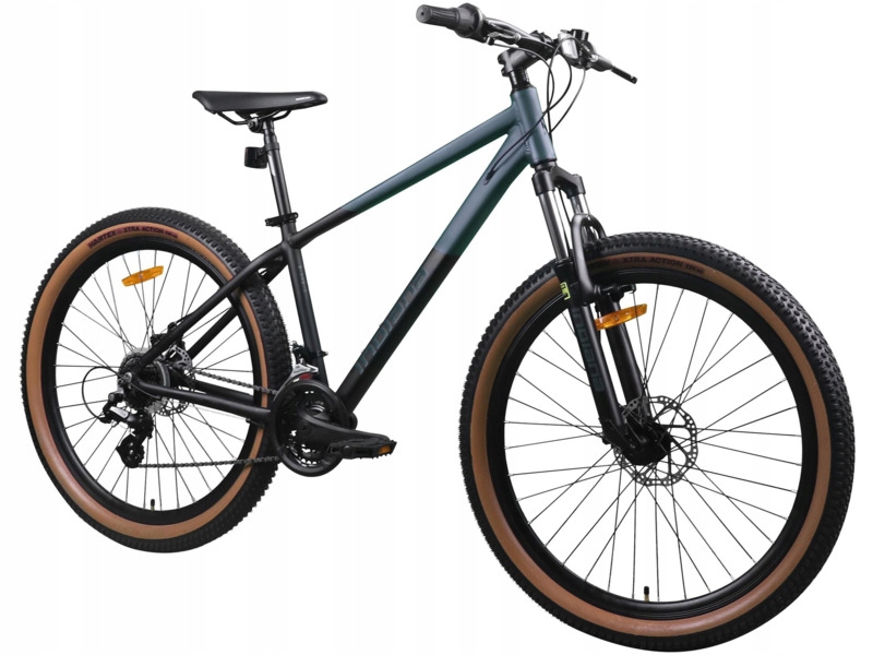 Rower młodzieżowy Indiana X-Pulser 2.7 27.5 cala dla chłopca Oliwkowy