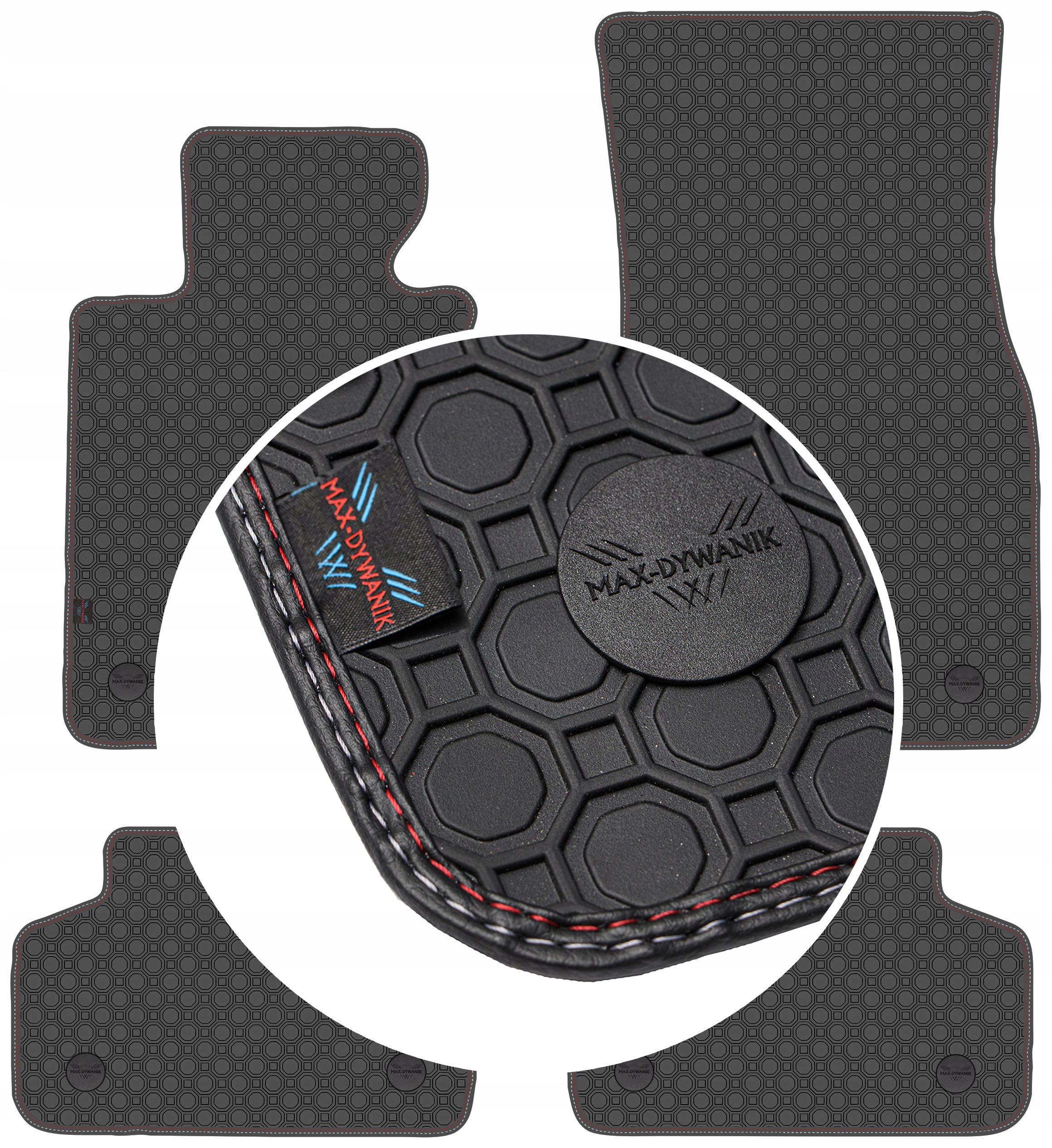 Bmw 5 G30 G31 2017 Čierne koberčeky