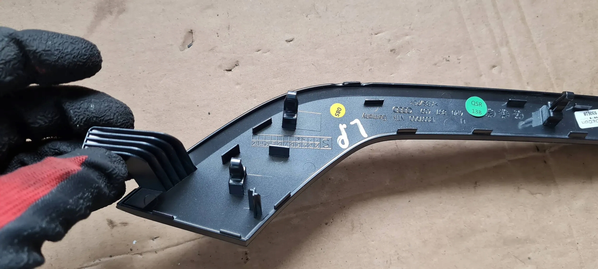 Q7 4M II DEKOR cover door left left front 4M0867409N JQ2