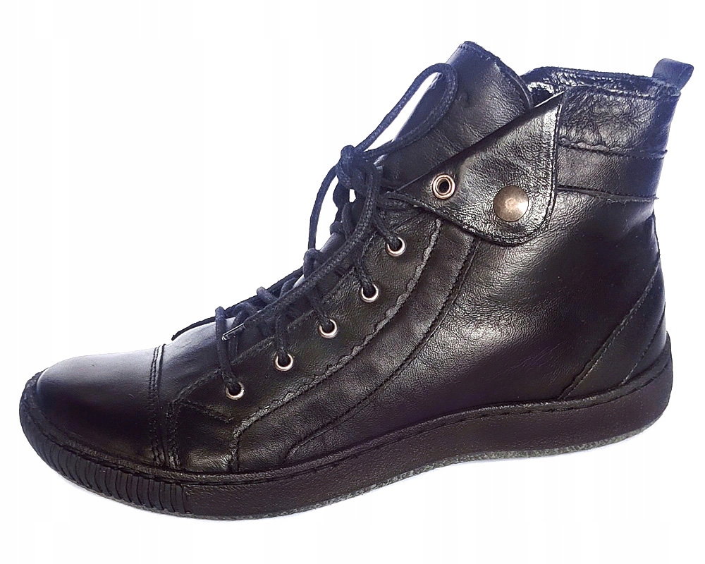 Výprodej Kotníkové Boty Kožené Maciejka Boty přírodní kůže černé 36