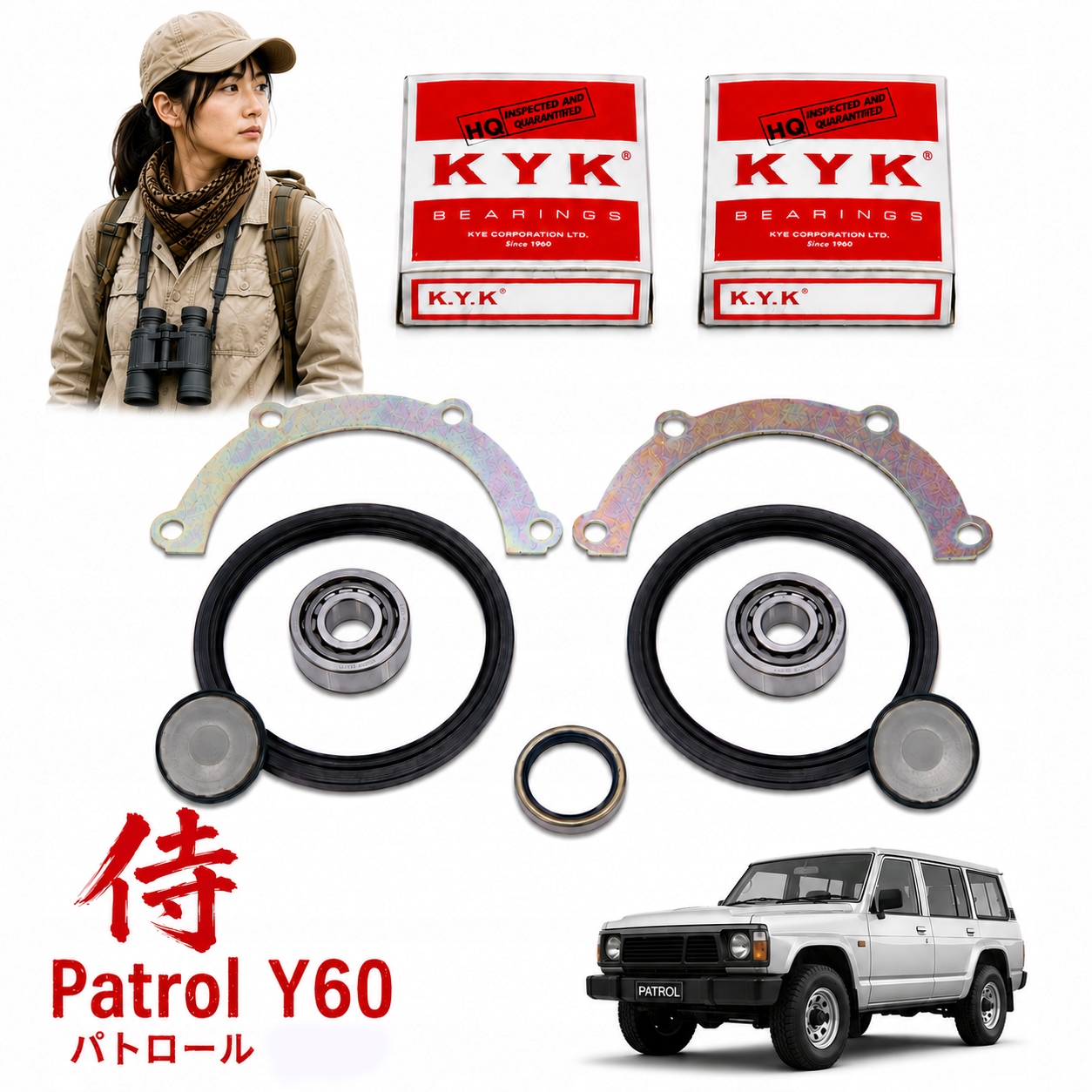 Nissan Patrol Y60 Expresní opravný servis kloubu výhybky sada