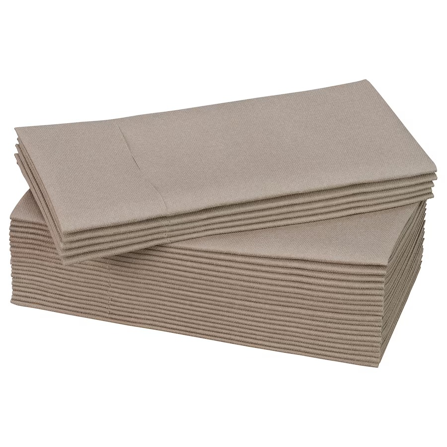 

Ikea Mottaga Serwetki beżowy 38x38 cm 25szt