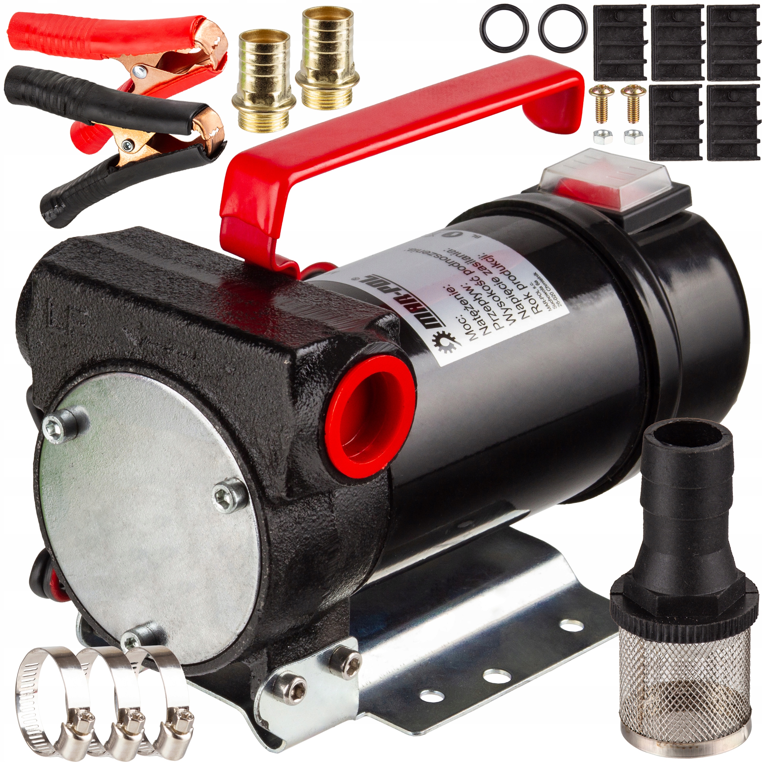 Pompa spuszczania paliwa Mar-Pol samozasysająca 12V 50 l/min