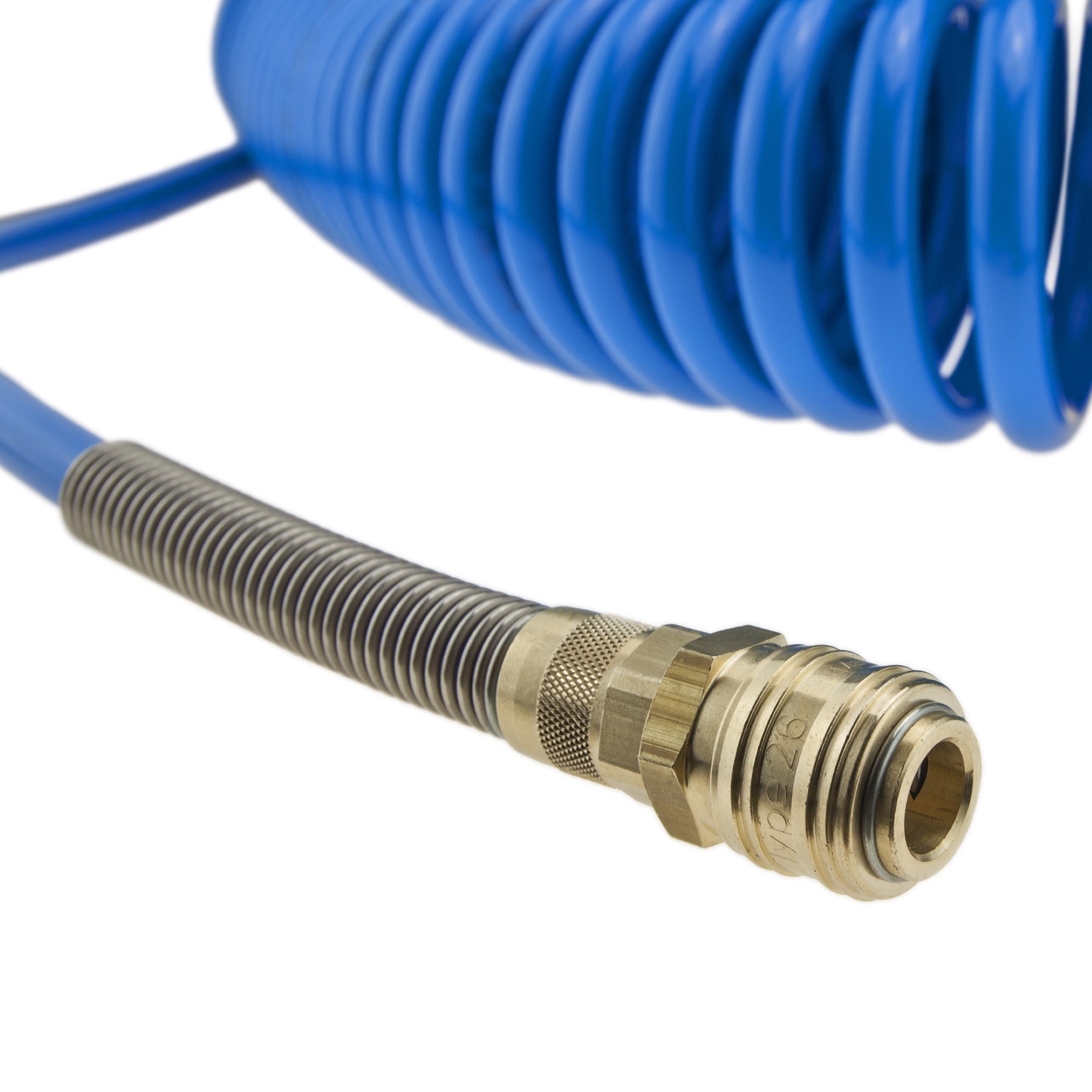 WĄŻ PRZEWÓD PNEUMATYCZNY SPIRALNY 9M 8X12MM 10BAR DO KOMPRESORA - RQS Marka RQS