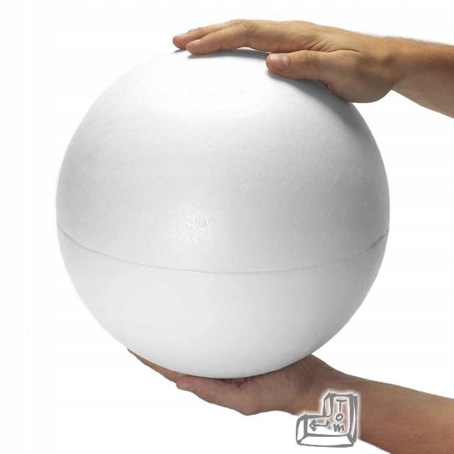 Pusta styropianowa Kula bombka ze stropianu 30 cm