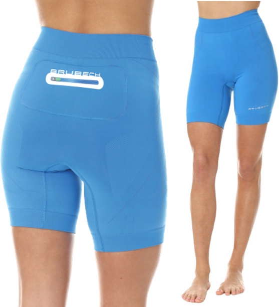 Brubeck Legginsy sportowe spodenki Kolarki 1/2 S