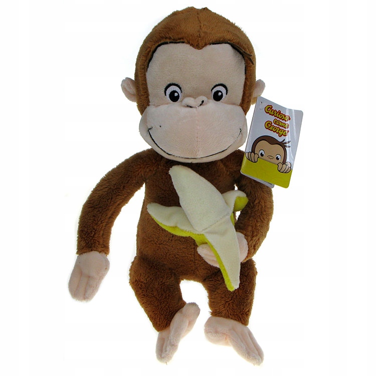 

Ciekawski George: maskotka małpka George z bananem
