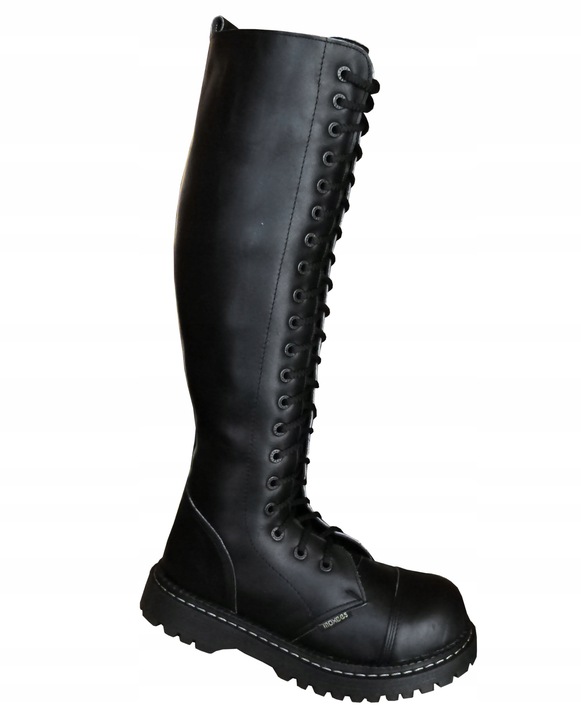 GLANY 20 dziurek SKÓRA NATURALNA rozm. 36