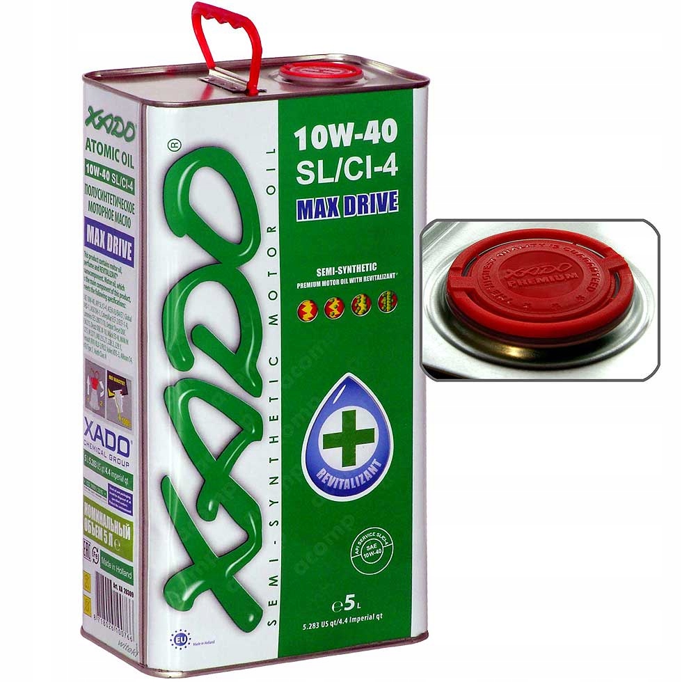 

Xado Atomic Oil+REVital 10w40 SL/CI-4 A3/B4/E7 5L