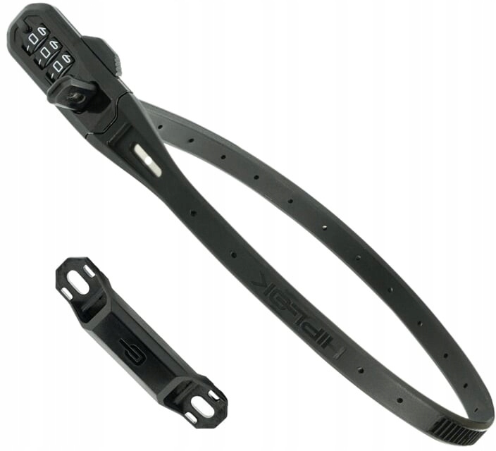 Zapięcie Zabezpieczenie Zip Hiplok Z Lok V2 Combo Black uchwyt