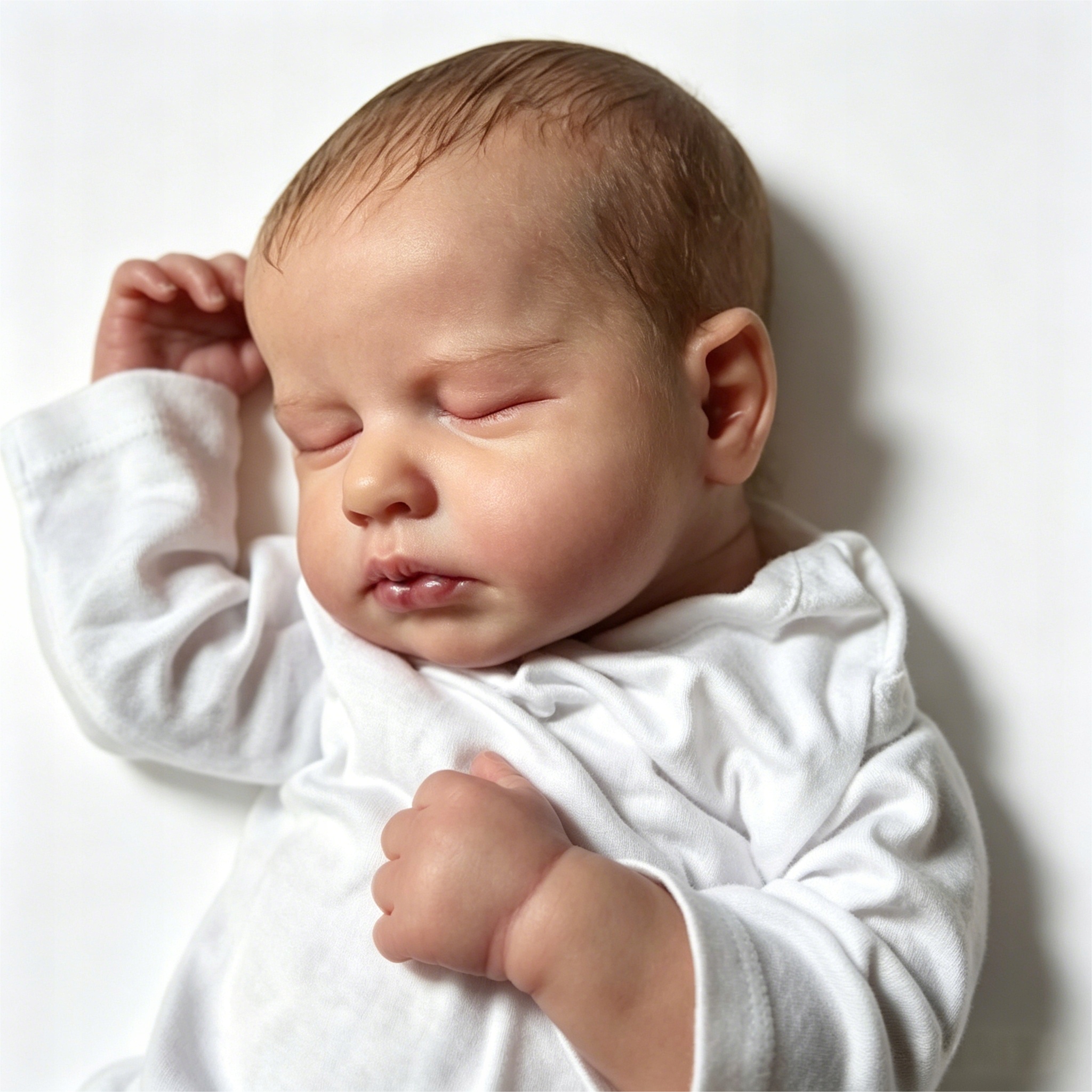 Reborn Baby Silicone lalka 50 cm Korpus z tkaniny