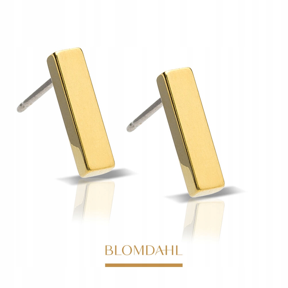 Hypoalergenní Náušnice Blomdahl Jednoduché Rovné 10 MM