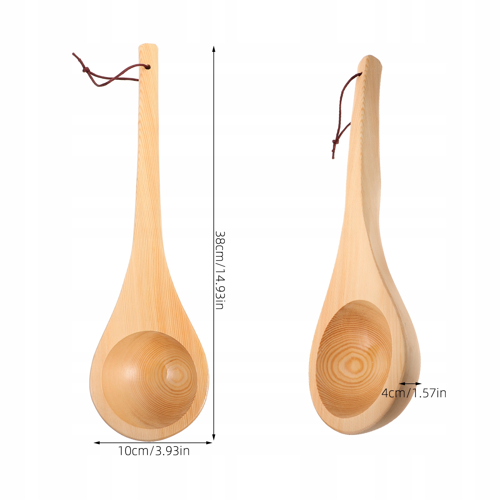 CHODZIKA DO KĄPIELI SAUNA PRYSZNIC DREWNIANA ŁYŻKA Kod producenta 18790247