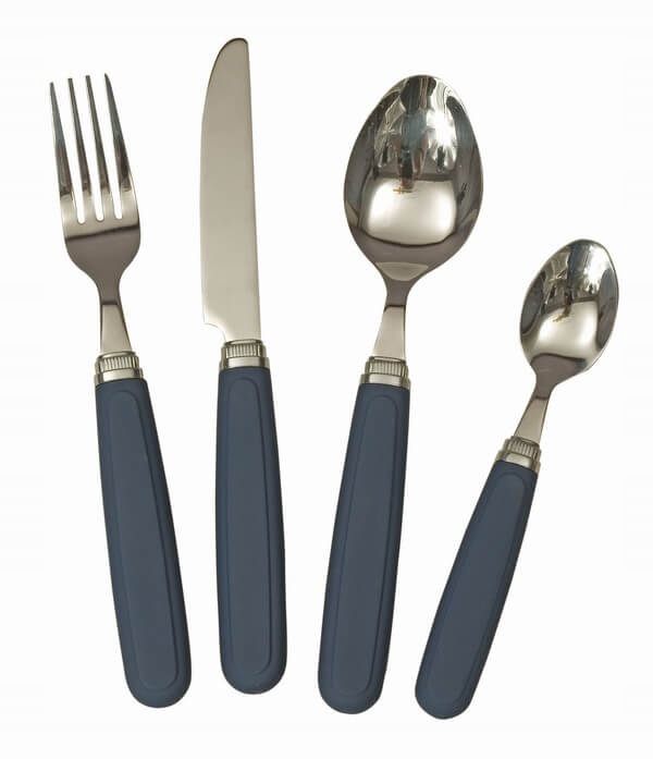 Sada turistických příborů pro 4 osoby Brunner Party tmavě modrá
