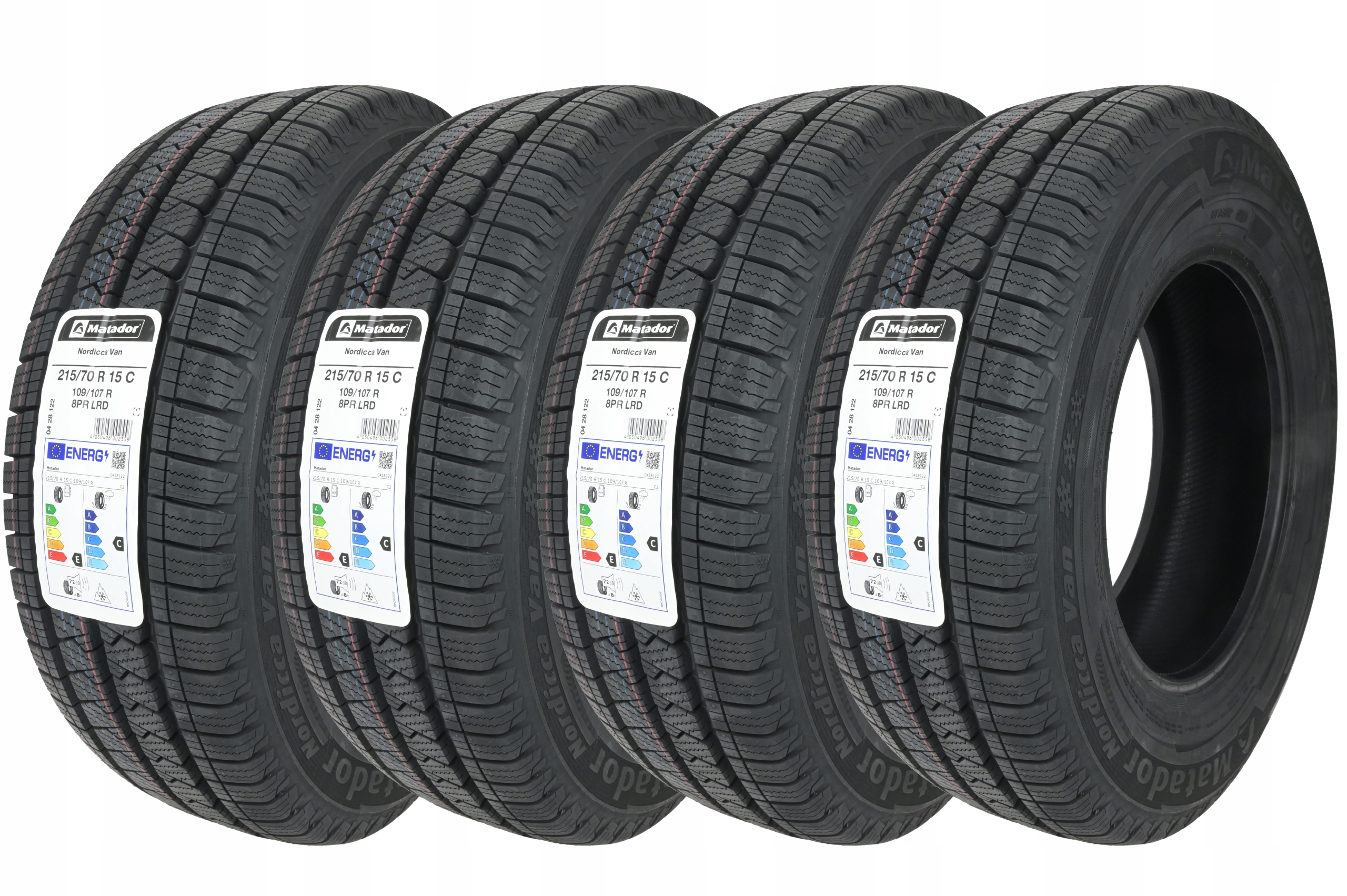 

4 x 215/70R15C 109/107R Nordicca Van Matador Zima