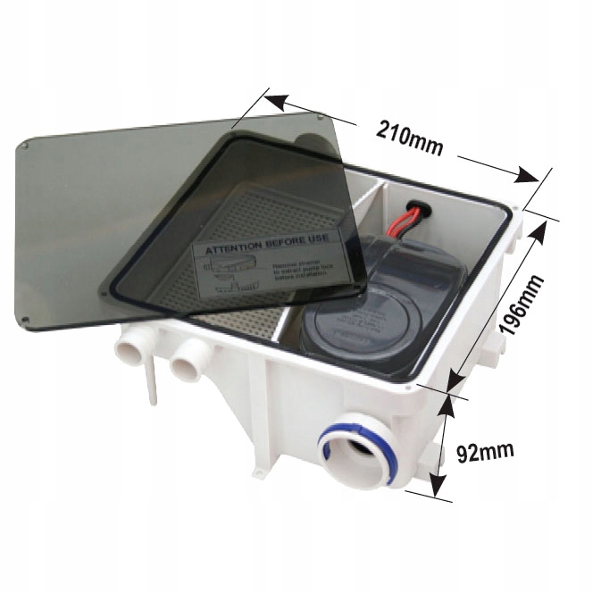 POMPA DO PRYSZNICA ZLEWU ZE STUDZIENKĄ - 00701 Kod producenta 00701