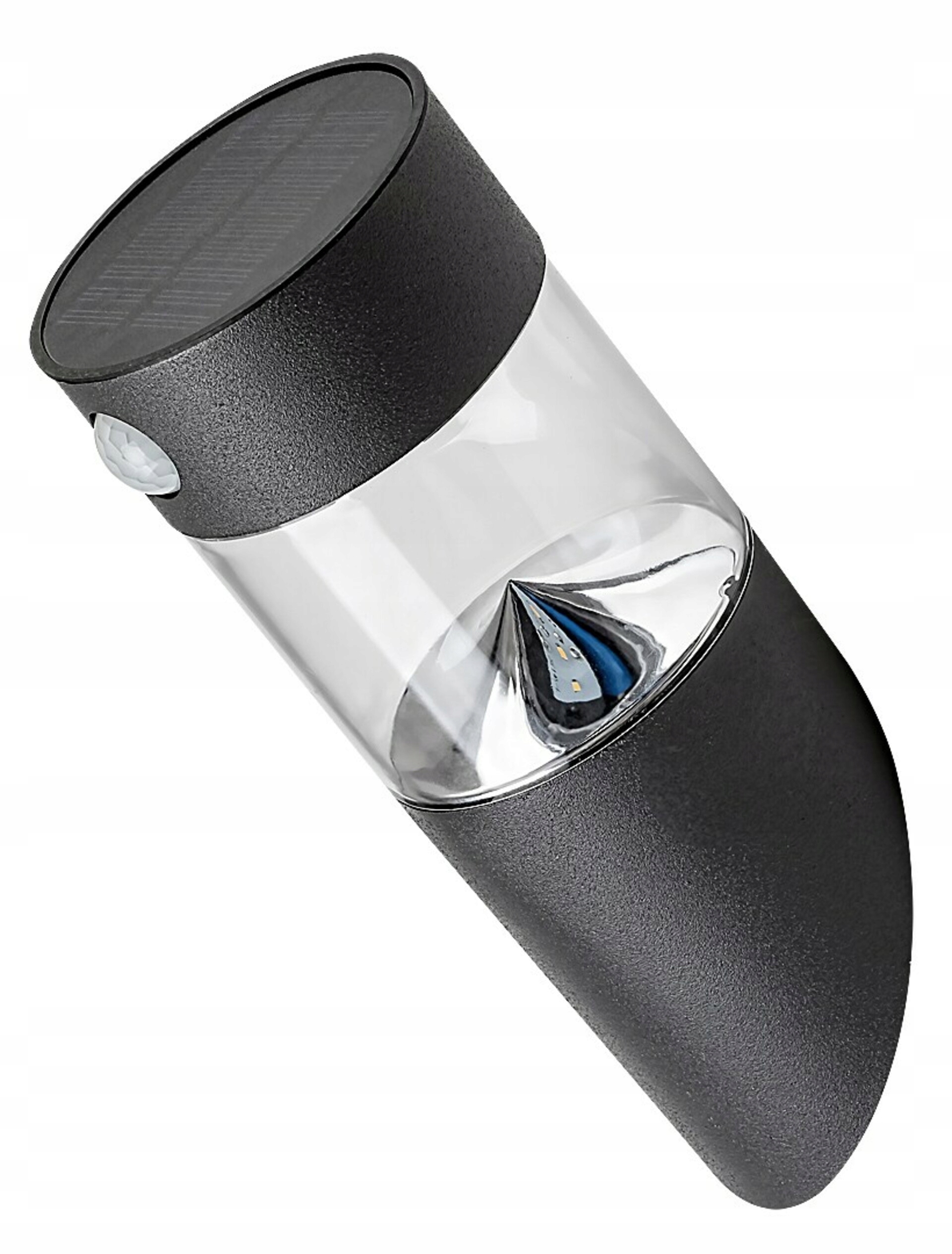 Venkovní solární Led svítidlo Rabalux Kapuas 1,5W černé, IP44, senzor