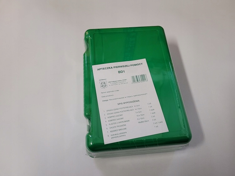 APTECZKA PIERWSZEJ POMOCY BD1 DO SAMOCHODÓW OSOBOW EAN (GTIN) 5908236804018