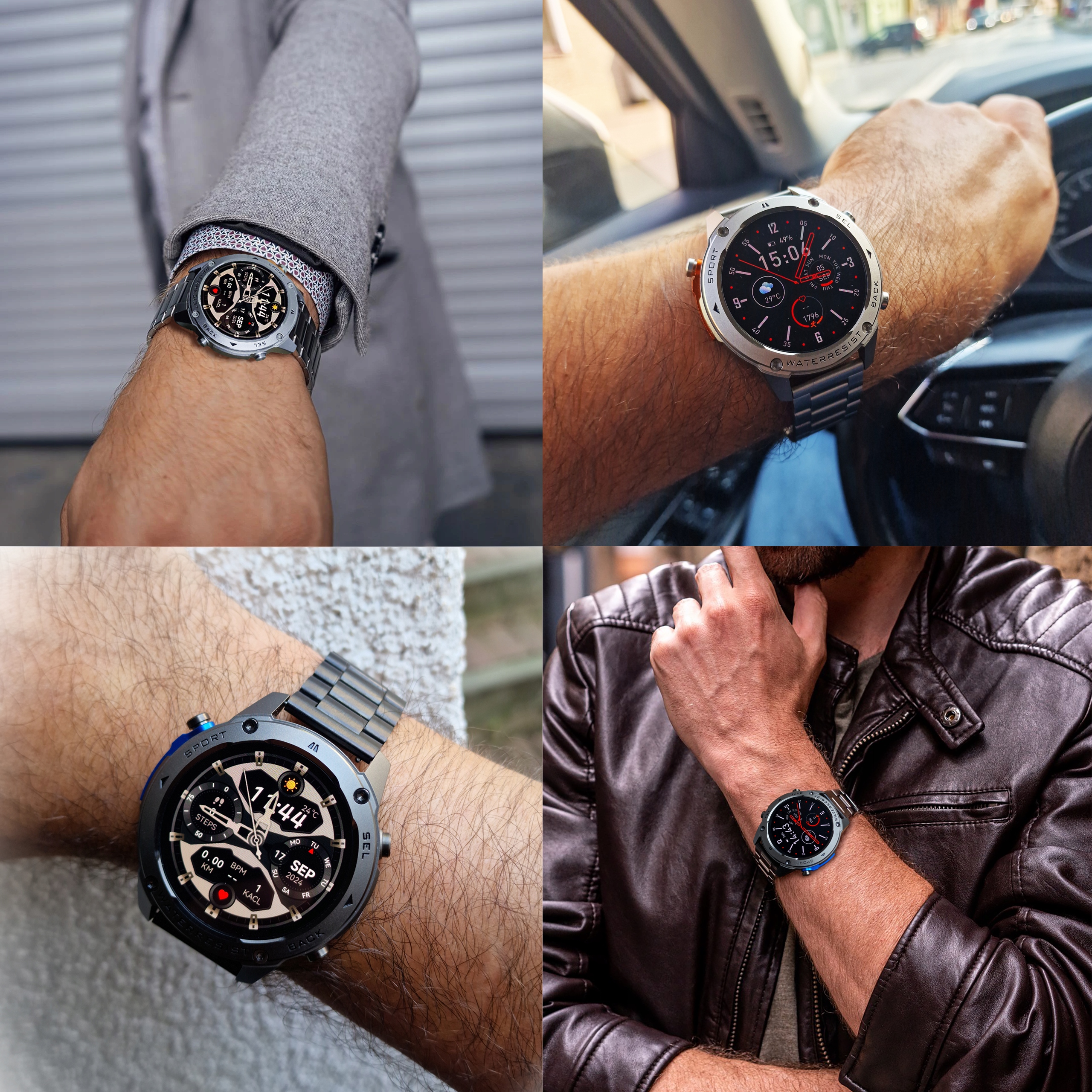 ZEGAREK MĘSKI Z GPS SMARTWATCH PROVENTUS MENU PL WODOODPORNY SPORT ROZMOWY Stan opakowania oryginalne