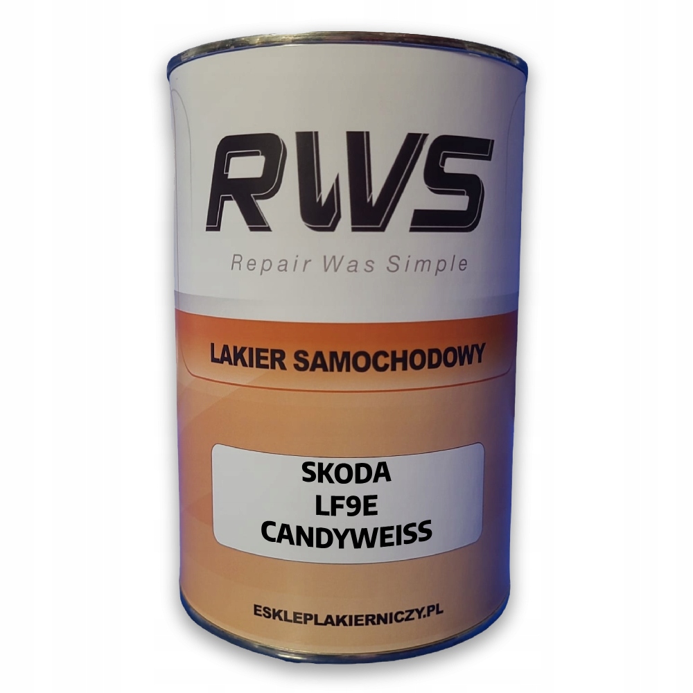 Rws Lakier Bazowy 1L Skoda LF9E Candyweiss 1:0,8L