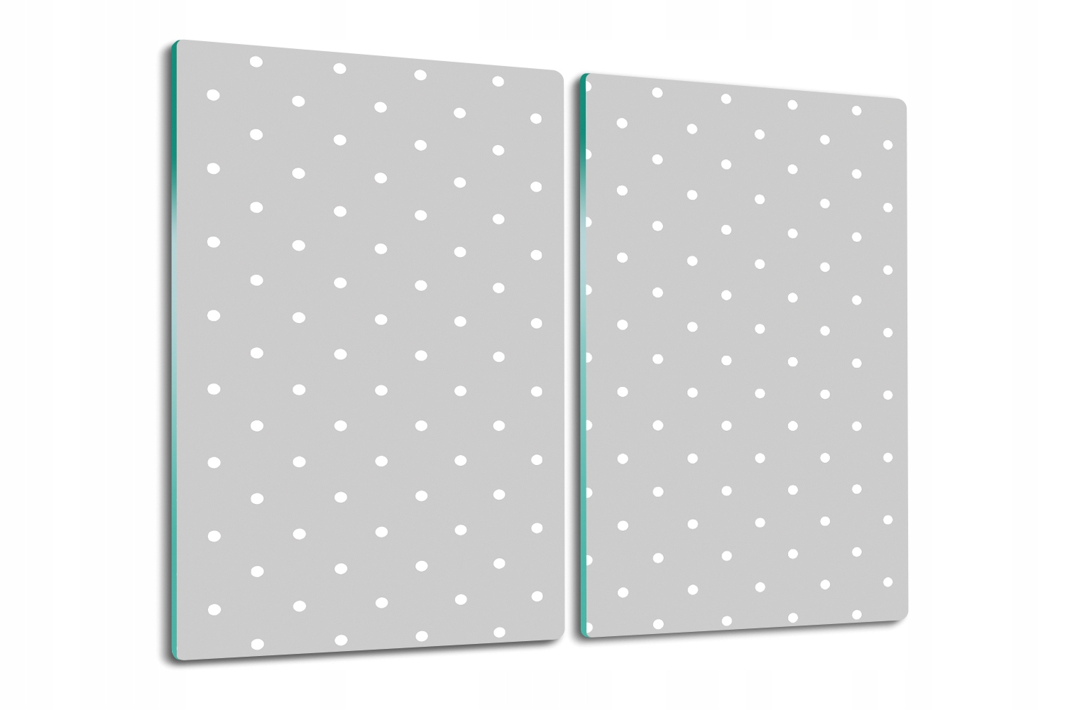 skleněná deska podložka 2x30x52 Puntíky kuličky šedá