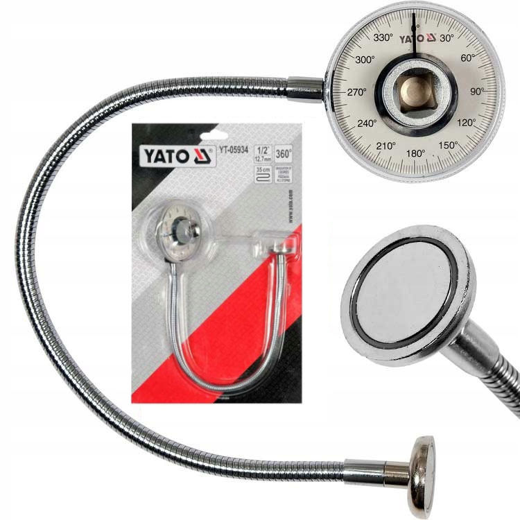 Yato Kątomierz Klucza Dynamometrycznego 1/2 Z Magnesem