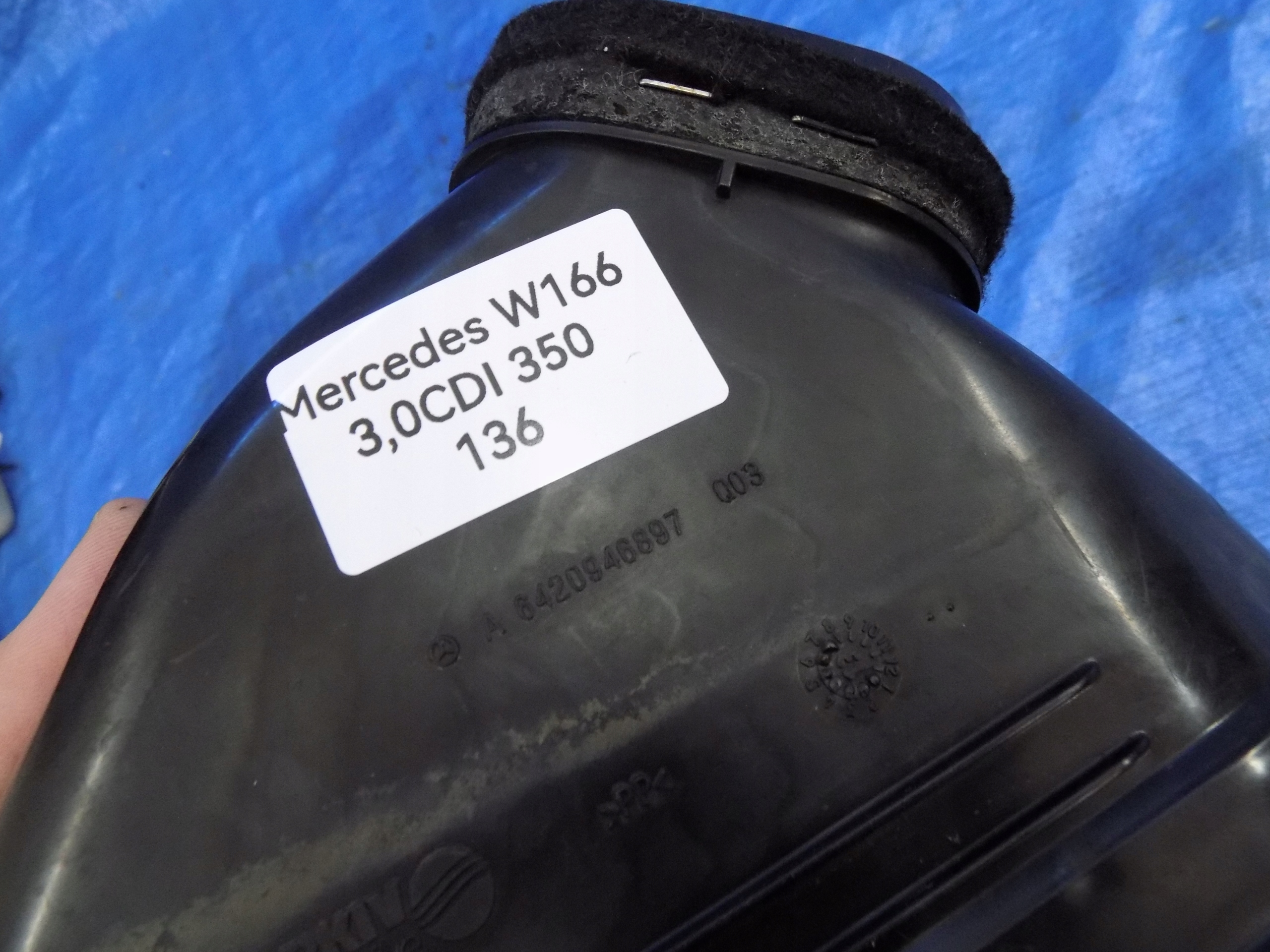 Schlauch luftansaugkanal MERCEDES ML W166 3,0