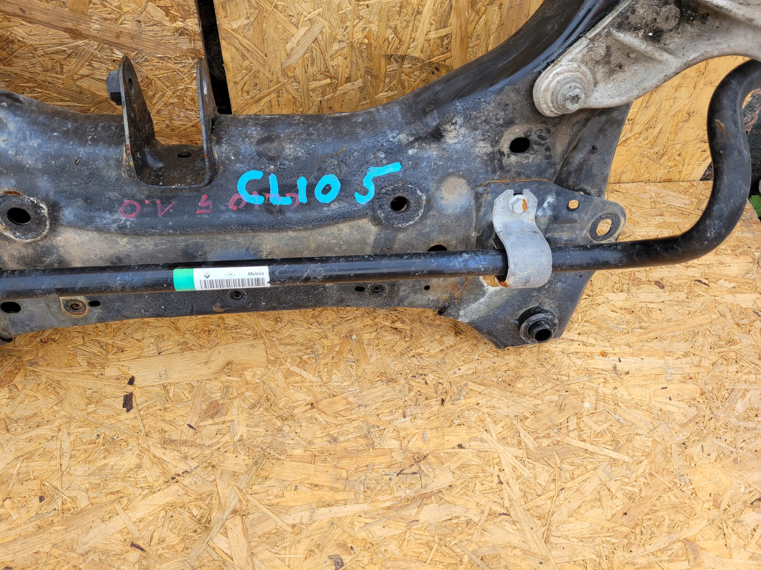 subframe axle beam TRAWERS RENAULT CLIO 5 V