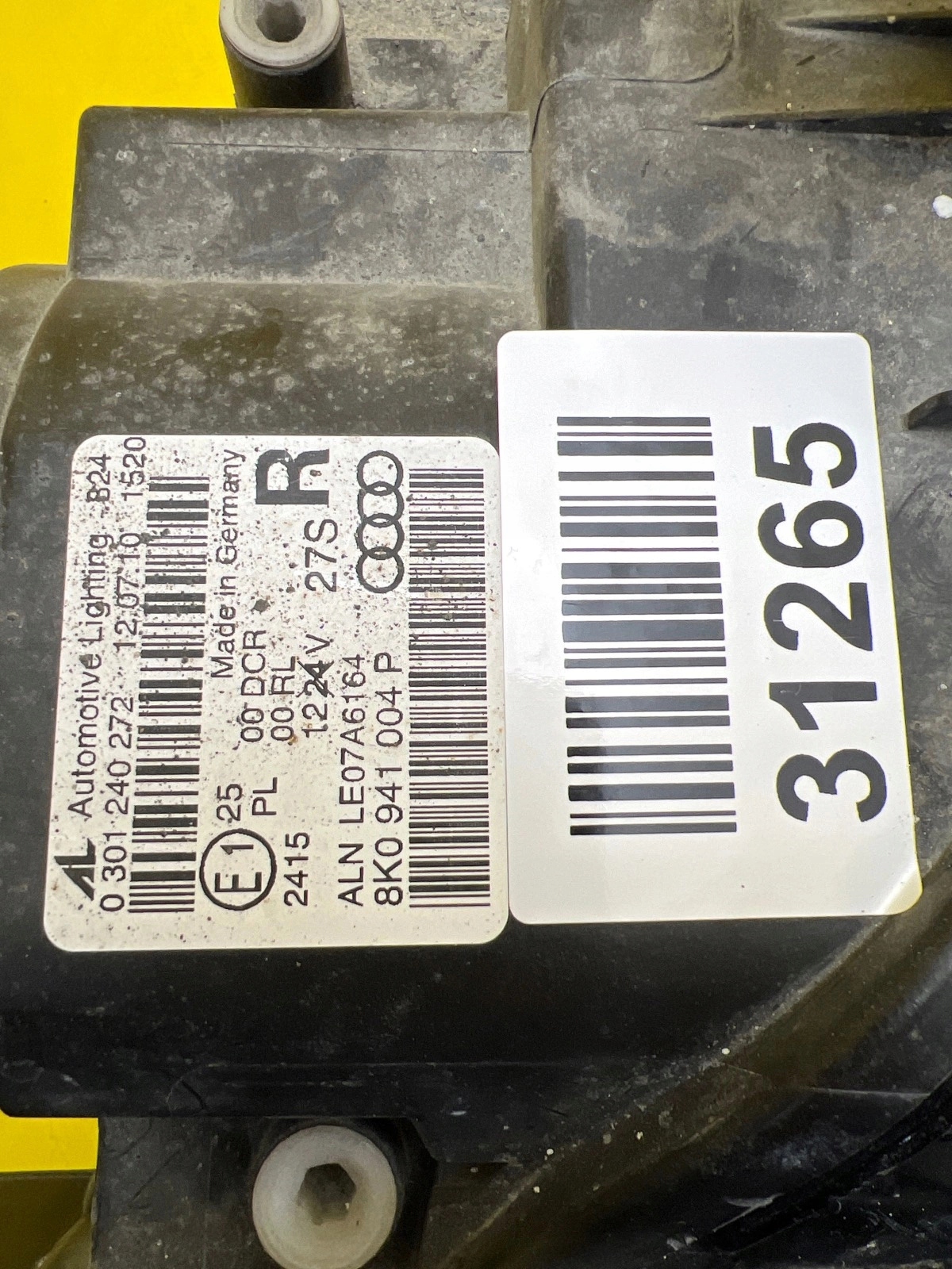 light right Audi A4 B8 8K0 08-12 Bi-Xenon non-setting 8K0941004P