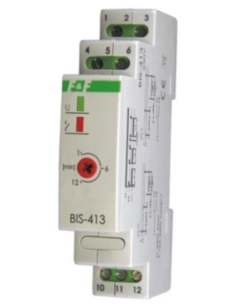 Bistabilní relé BIS-413 Led 24V s časovým spínačem