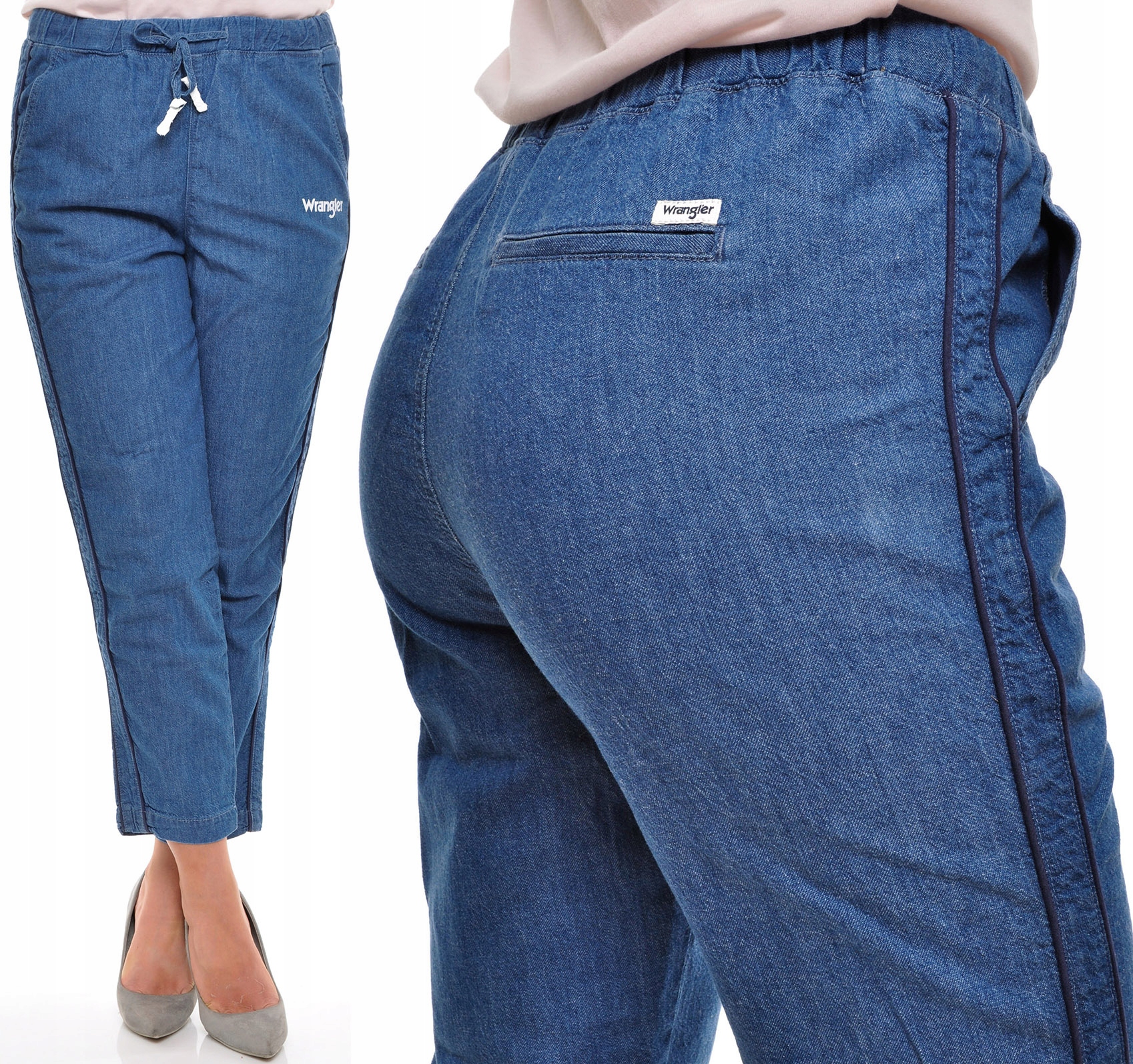 

Wrangler spodnie Jean blue Jog Pant _ L 40