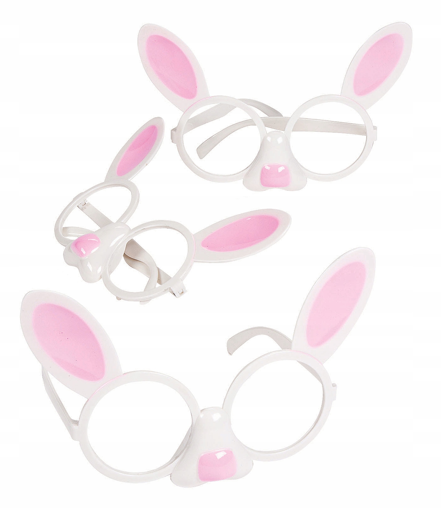 Okulary imprezowe biały Królik Króliczek Zajączek Marka Gacek