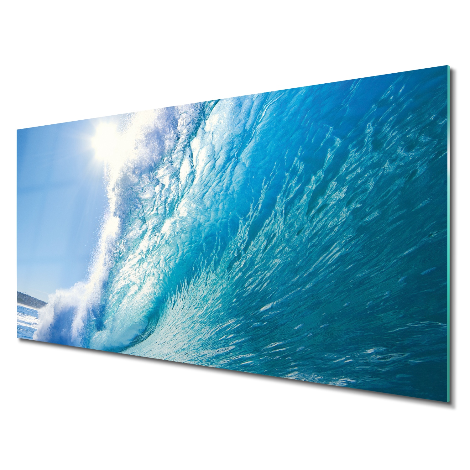 Sklenené foto do kancelárie Ocean vlna voda 140x70